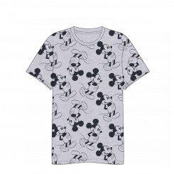 Men’s Short Sleeve T-Shirt Mickey Mouse Grey