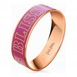 Ladies'Bracelet Folli Follie 3B13T016RD Steel Violet (16 cm)