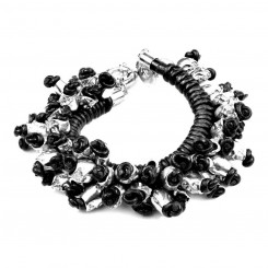 Ladies'Bracelet Folli Follie BA1L018WK Black Sterling silver