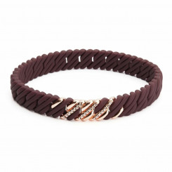 Ladies'Bracelet TheRubz 15-100-361 Purple Stainless steel Silicone Rose gold (One size)