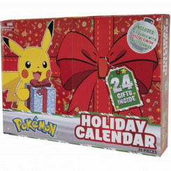Адвент-календарь Bandai Pokémon, 39 штук