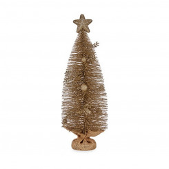 Christmas Tree with Star champagne (23 x 14,5 x 46 cm)