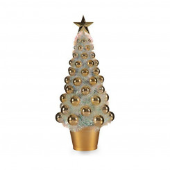 Christmas Tree Iridescent Golden Plastic polypropylene (16 x 37,5 x 16 cm)