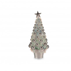 Christmas Tree Iridescent Silver Plastic polypropylene (16 x 37,5 x 16 cm)