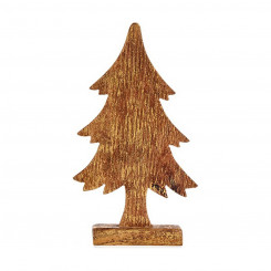 Kuldne puit jõulupuu (5 x 31 x 15,5 cm)