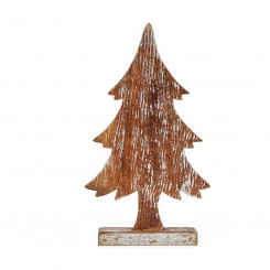 Jõulupuu pruun hõbedane puit (5 x 39 x 21 cm)