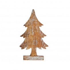 Christmas Tree Brown Silver Wood (5 x 31 x 15 cm)