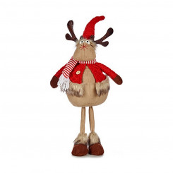 Christmas Reindeer Red Brown Polyester (24 x 63 x 27 cm)