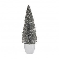 Christmas Tree Medium Silver White Plastic (10 x 33 x 10 cm)