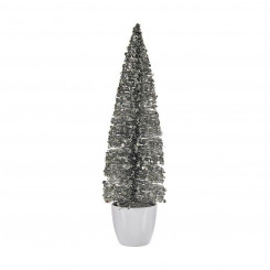 Christmas Tree Large Silver White Plastic (10 x 38 x 10 cm)