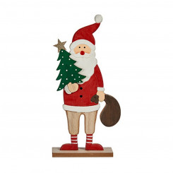 Декоративная фигурка Деда Мороза из дерева (5 х 30 х 15 см)