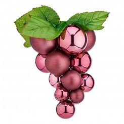 Jõulukaunid keskmised viinamarjad roosad plastik