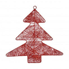 Елочная игрушка Red Metal Plastic Christmas Tree (36,7 x 0,2 x 37,5 см)