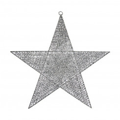 Christmas bauble Silver Star Metal (50 x 51,5 x 0,5 cm)