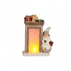 Dekoratiivne Figuuri Jõuluvana LED-valgusti 20 x 45 x 32 cm Keraamiline Pruun Valge
