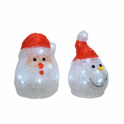 Декоративная фигурка Lumineo 491239 LED Внутри Деда Мороза 10,5 x 10,5 x 15 см