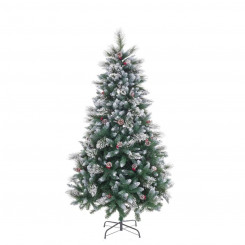 Christmas Tree White Red Green Natural PVC Metal Polyethylene 150 cm