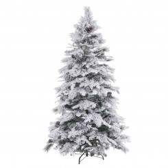 Christmas Tree White Green PVC Metal Polyethylene 210 cm