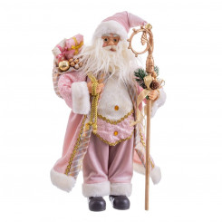 Рождественская игрушка Розовая пластиковая ткань из полирезина 45 см
