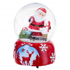 Рождественская безделушка Разноцветный кристалл Полирезина Дед Мороз 10,5 x 10,5 x 14,8 см