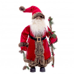 Рождественская игрушка Красная разноцветная ткань из полирезина 60 см