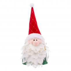 Елочная игрушка Разноцветные Перья Песочная Ткань Дед Мороз 12 х 36 см