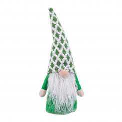 Рождественская игрушка Белый Зеленый Песочный Ткань Дед Мороз 33 см