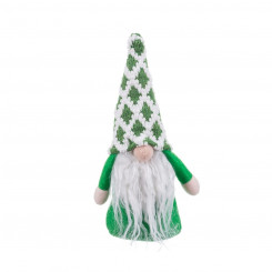 Рождественская игрушка Белый Зеленый Песочный Ткань Дед Мороз 21 см