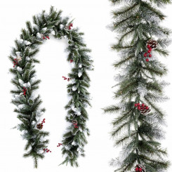 Рождественская гирлянда ПВХ Белый Красный Зеленый Ананасы 270 х 28 х 14 см