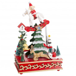 Рождественская игрушка Multicolour Wood Rocker 12 x 17 x 26 см