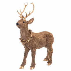Jõulukaunistus Pruun Polyfoam Deer 40 x 14 x 17 cm