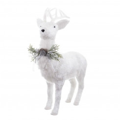 Jõulupaber Valge Polyfoam Deer 73 x 33 x 108 cm