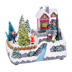 Новогодняя игрушка Multicolour Polyresin Christmas 20,5 x 15 x 16,3 см