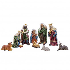Christmas bauble Nativity/Bethlehem Multicolour Polyresin 31,5 cm (9 Pieces)