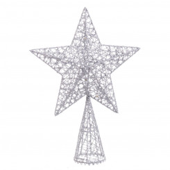 Рождественская звезда Серебро Металл 20 х 6 х 28 см