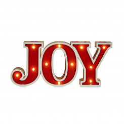 Декоративная фигура Joy Свет 3,7 x 11,5 x 26 cm Красный Деревянный