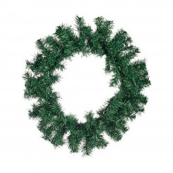 Christmas wreath Green Plastic mass 40 x 6 x 40 cm