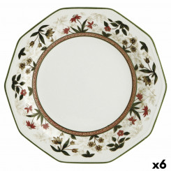 Плоская тарелка Queen's By Churchill Assam Floral Керамическая китайская посуда Ø 27 см (6 шт.)