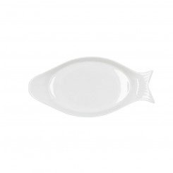 Сервировочное блюдо Quid Gastro Ceramic White (32,5 x 15,5 x 2,5 см) (6 шт. в упаковке)