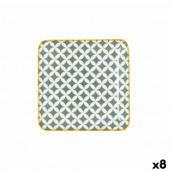 Поднос для закусок Quid Pippa Squared Ceramic Multicolor (15,5 x 15,5 см) (8 шт.)