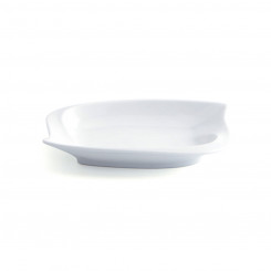 Тарелка Quid Gastro Fun маленькая белая керамика 15,5 x 10 см (12 шт.) (12 шт. в упаковке)