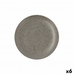 Lameplaat Ariane Oxide Ceramic Grey (Ø 24 cm) (6 ühikut)