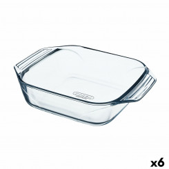 Сервировочное блюдо Pyrex Irresistible прямоугольное прозрачное стекло 6 шт. 29,2 x 22,7 x 6,8 см