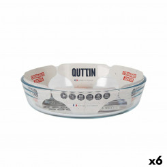 Oven Dish Quttin   Glass 1,7 L ø 23 x 5,3 cm (6 Units)