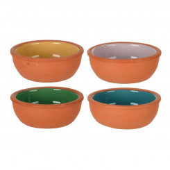 Bowl set Excellent Houseware Terracotta Aperitif 4 Pieces, parts 150 ml Ø 10.4 x 4.2 cm
