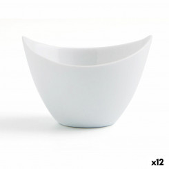 Bowl Quid Gastro Fun Aperitif White Ceramic 9 x 6 cm (12 Units)