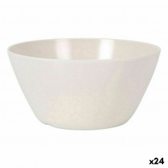 Snack bowl La Mediterránea Melamine White Gloss 14.5 x 7 cm (24 Units)