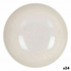 Duboki Tanjur La Mediterránea Melamine White Gloss 21 x 5.3 cm (24 Units)