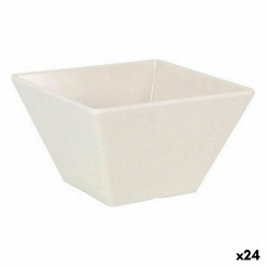 Snack bowl La Mediterránea Melamine White Gloss 13 x 13 x 7 cm (24 Units)