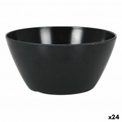 Snack bowl La Mediterránea Melamine Anthracite gray 14.5 x 7 cm (24 Units)